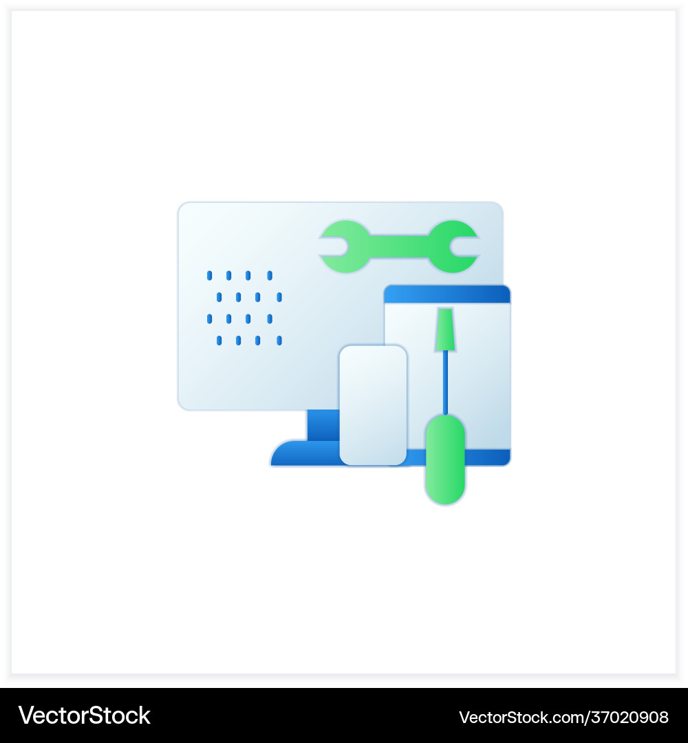 Codierung Toolkit flaches Symbol Codierung Toolkit flaches Symbol vektorbild
