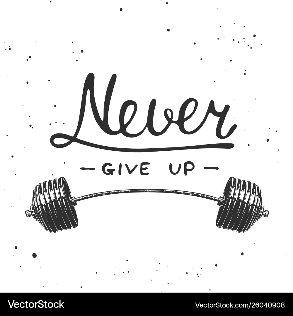 Hand drawn unique typography design element vector image
