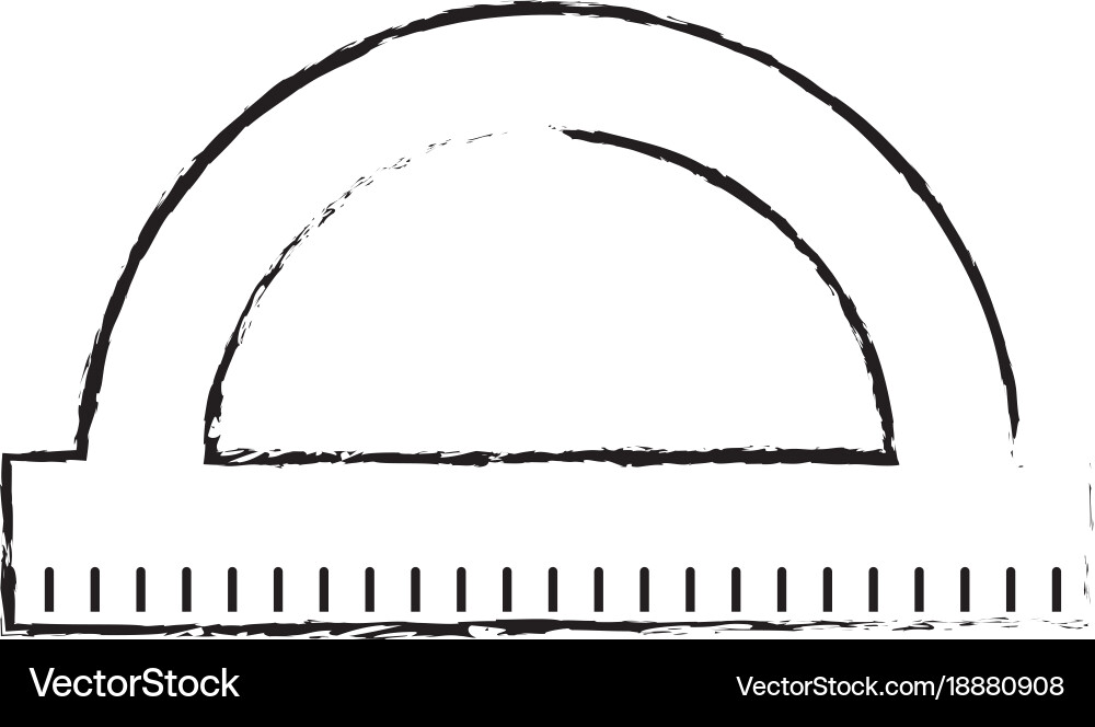 Isolated ruler design Vector Image
