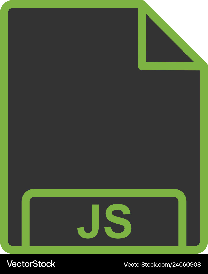 Js icon vector image