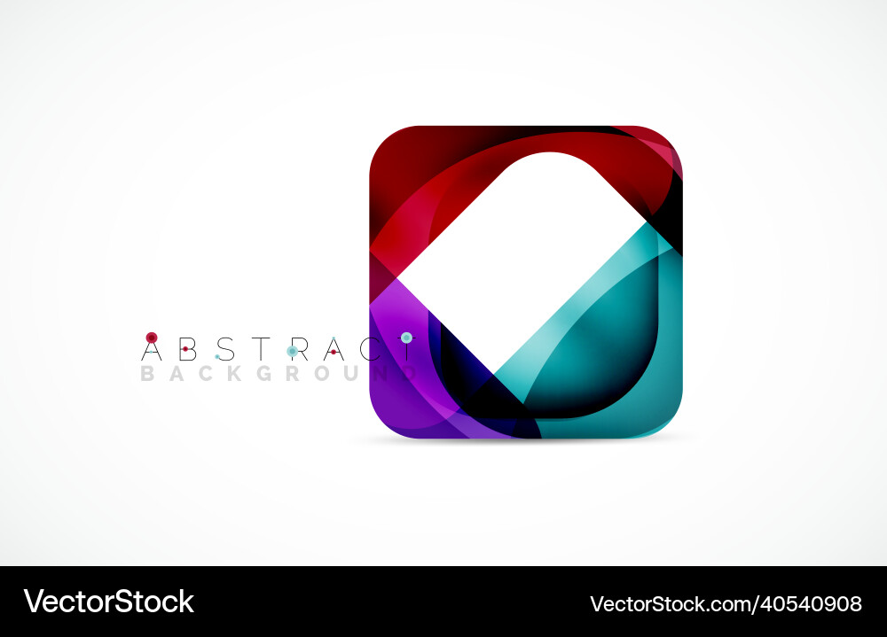Minimal background abstract square shape Minimal background abstract square shape vector image