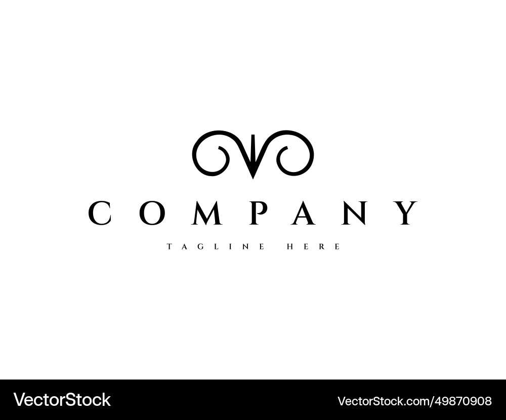 Minimal und modern ram goat aries horn head logo Minimal und modern ram goat aries horn head logo vektorbild
