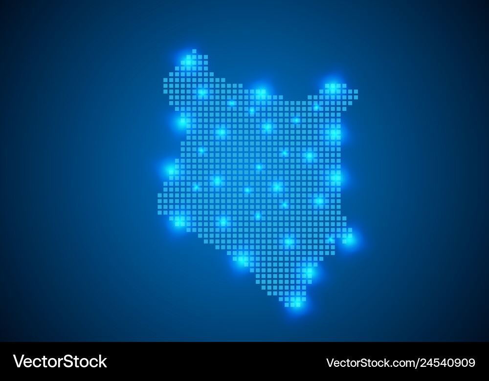 Abstract blue background with map internet line Abstract blue background with map internet line Vector Image