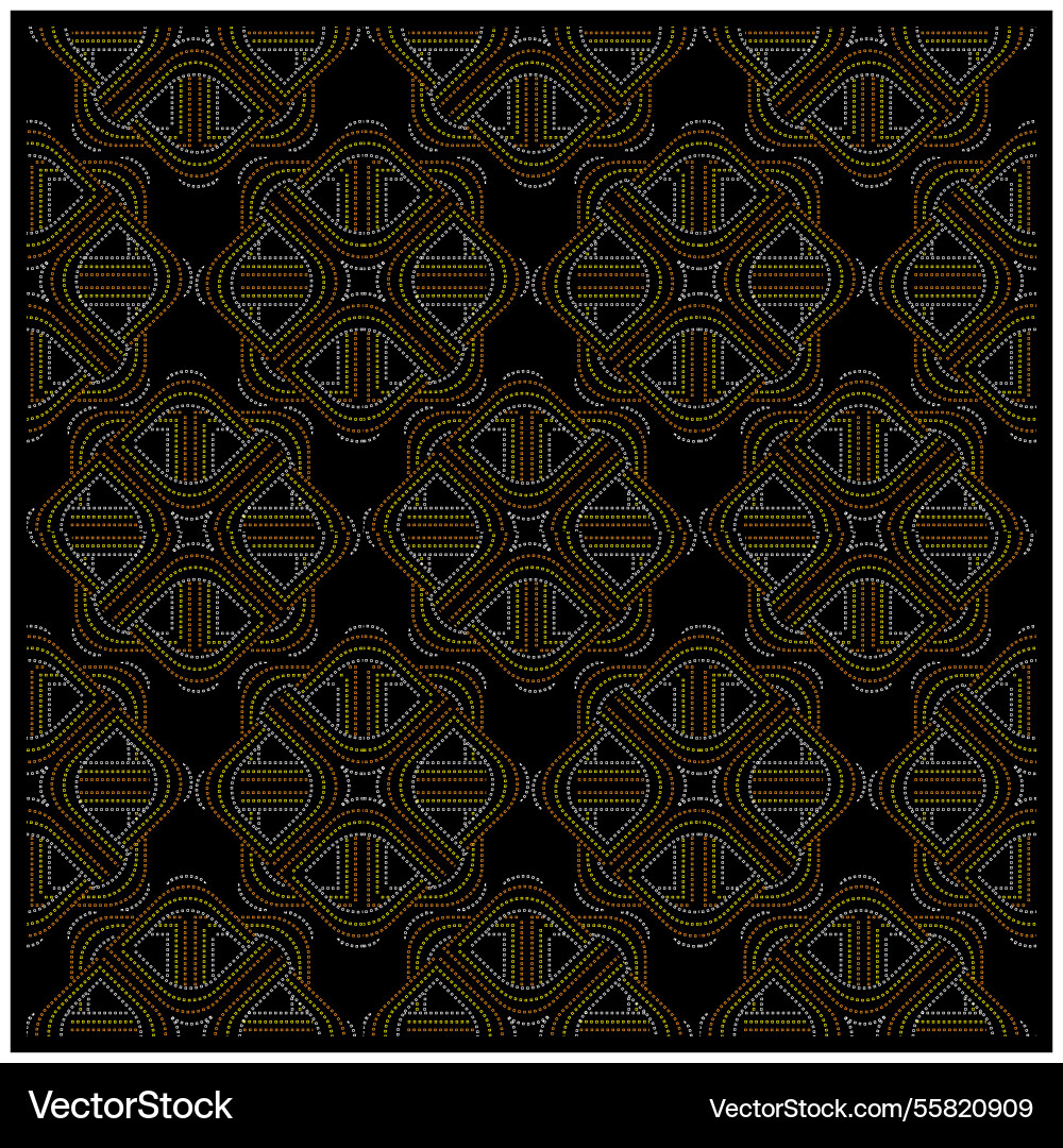 Dot and pixel print pattern vector image