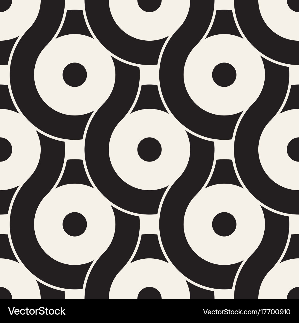 Abstract Geometric Circle Pattern vector image