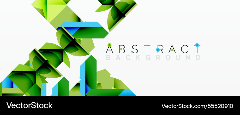 Abstract geometric composition with interlocking Abstract geometric composition with interlocking Vector Image