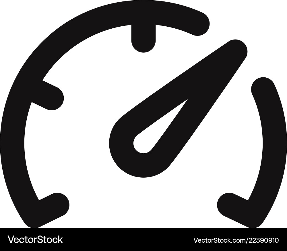 Dashboard Display Icon Vector Image