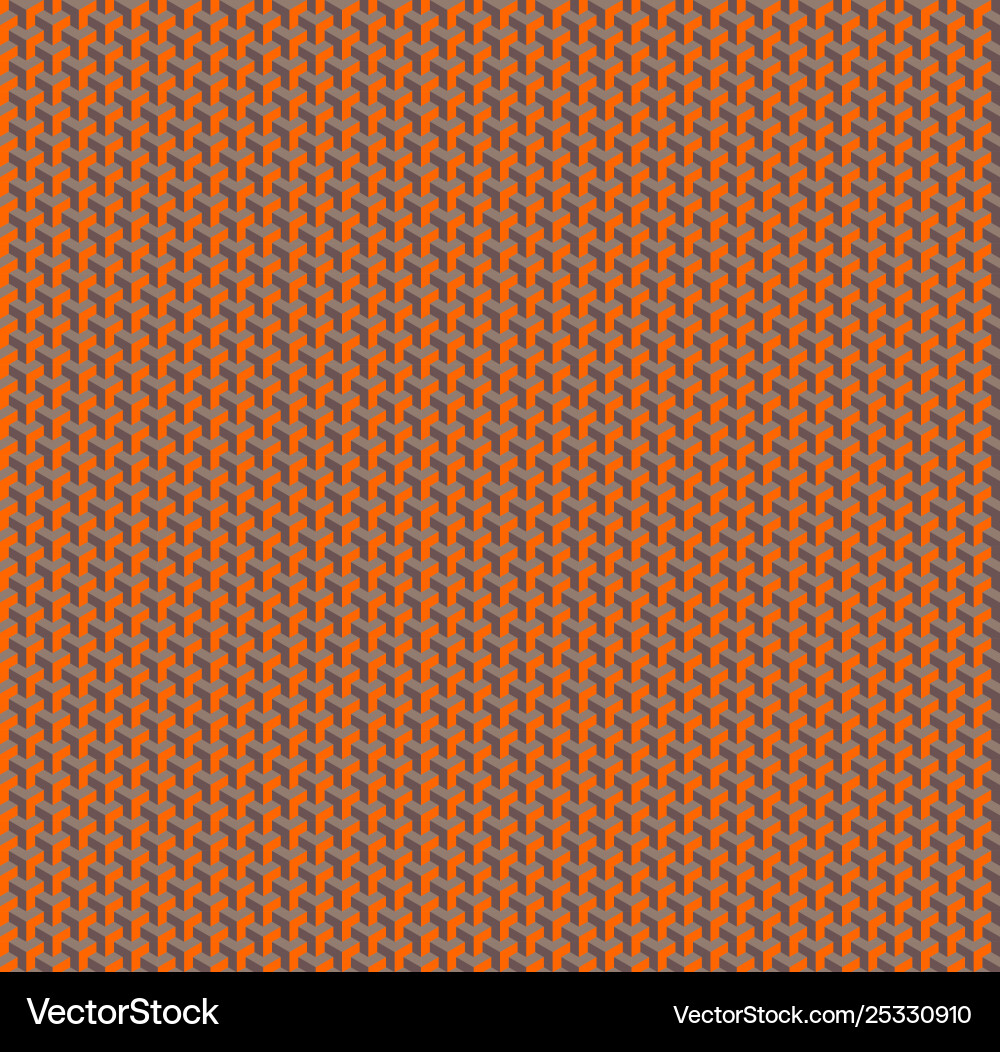 Geometric seamless pattern style 3d background Geometric seamless pattern style 3d background vector image