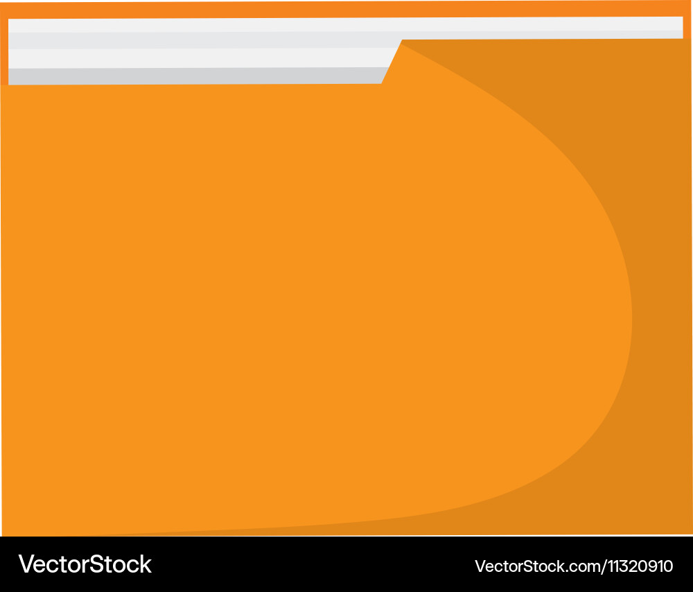 Isolated file document design Vector Image