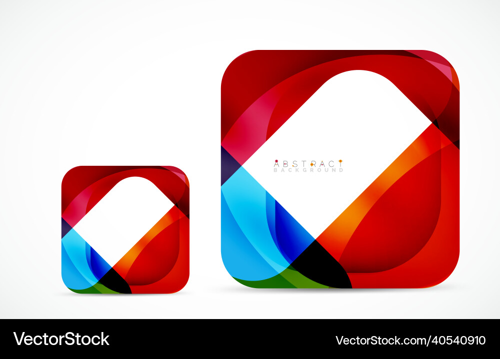 Minimal background abstract square shape Minimal background abstract square shape vector image