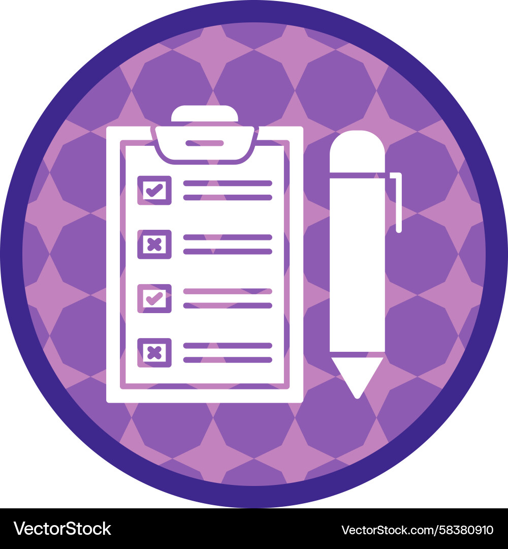 Task List Icon - Organize Tasks Vector Image