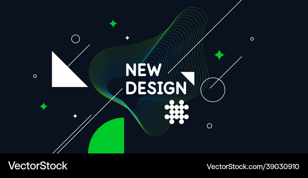 Trendy abstract background composition forms Trendy abstract background composition forms vector image