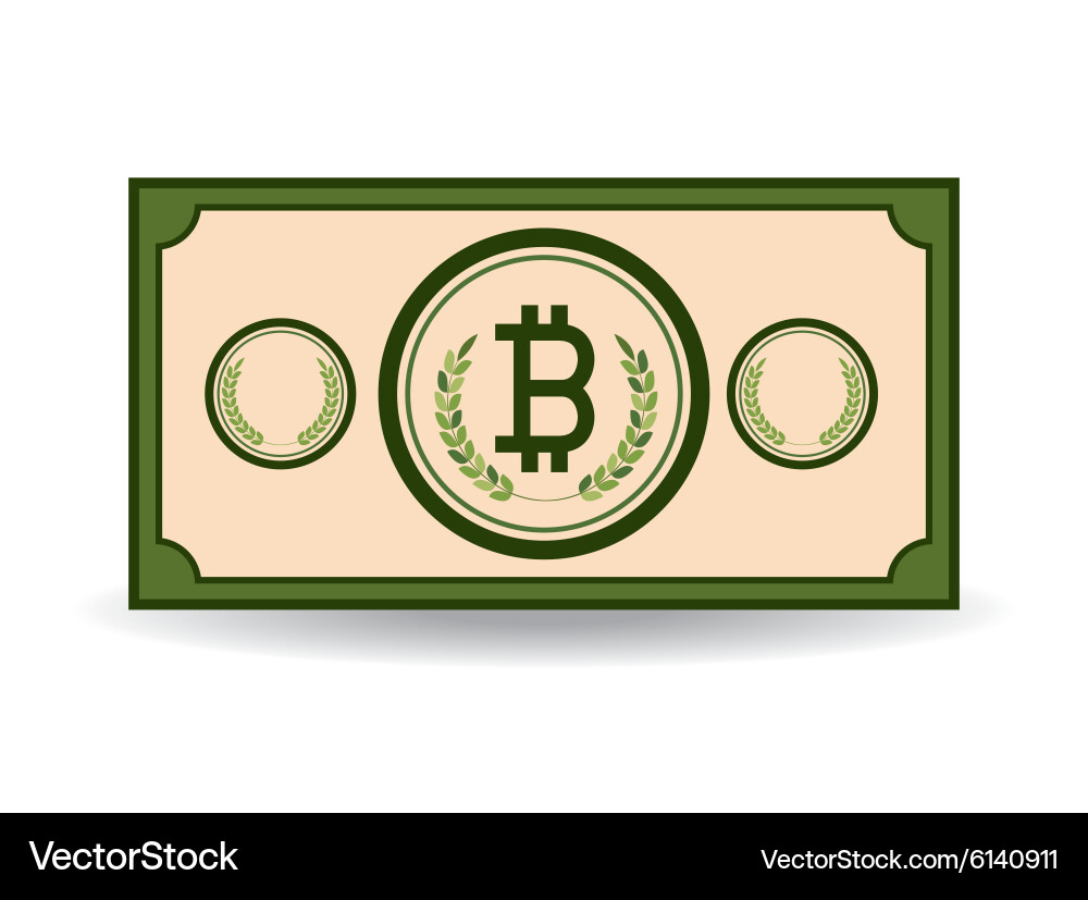Bitcoin design Vector Image