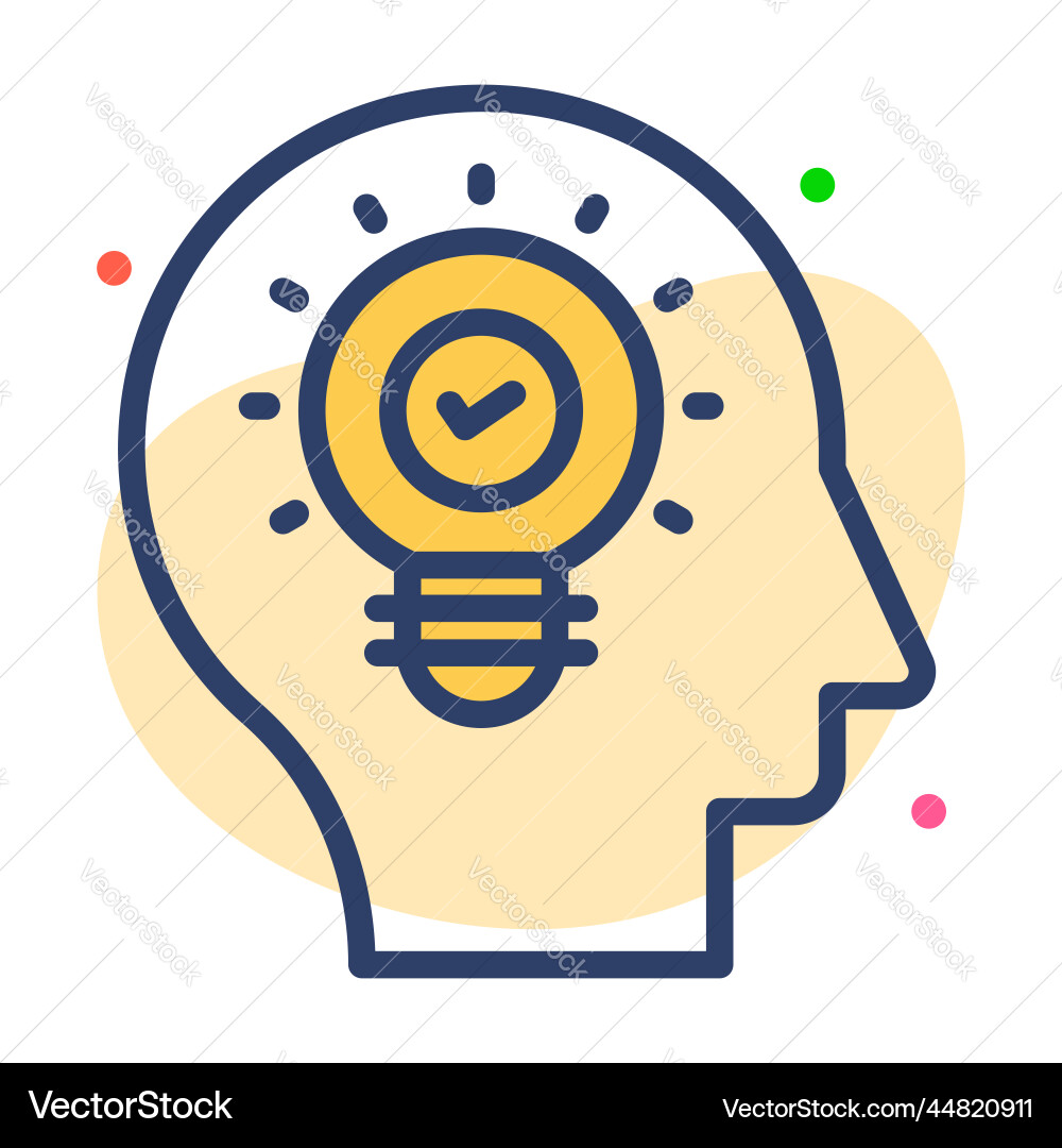Innovation icon user interface as a simple sign Vector Image