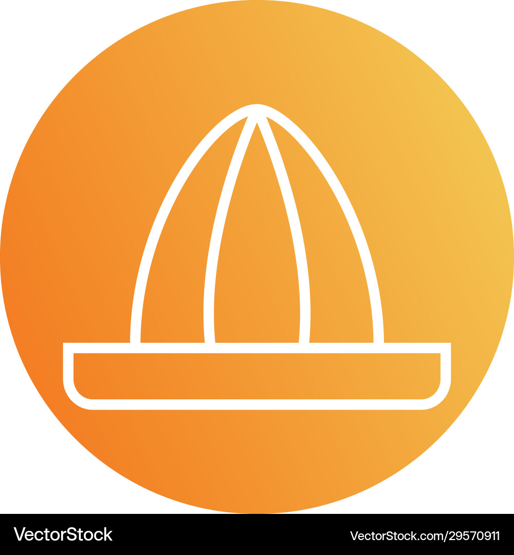 Isolated juicer block style icon design vector image