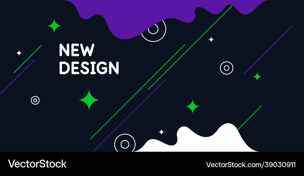 Trendy abstract background composition forms Trendy abstract background composition forms vector image