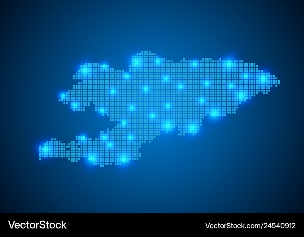 Abstract blue background with map internet line Abstract blue background with map internet line vector image
