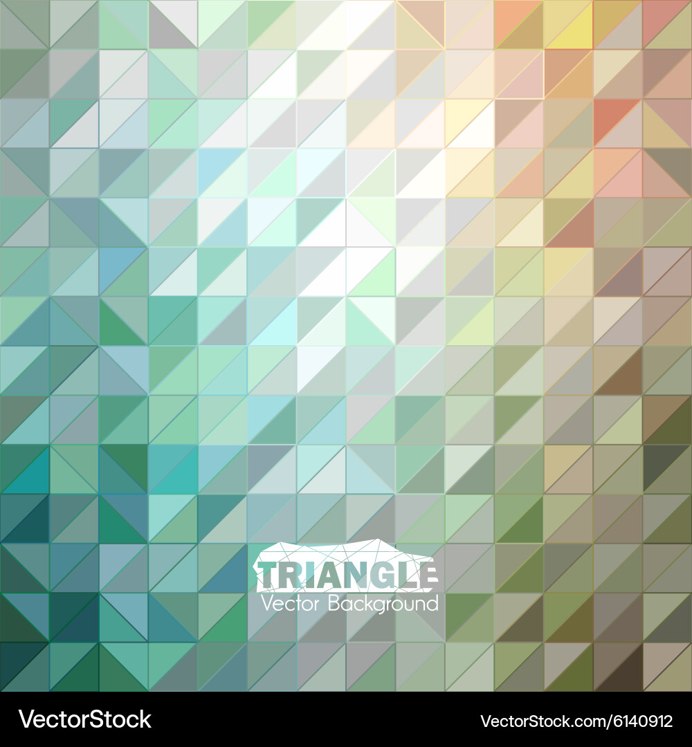 Abstract colorful triangle background Vector Image