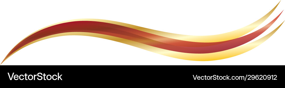 Dynamic Orange Swoosh Background vector image