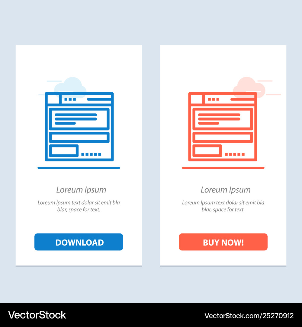 File browser computing code blue and red download File browser computing code blue and red download vector image