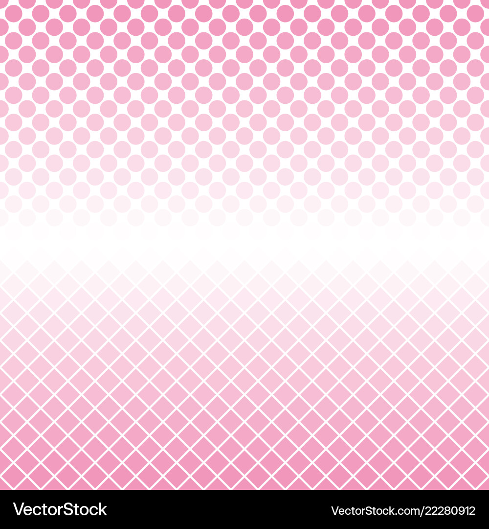 Halftone geometric circle and square pattern Vector Image