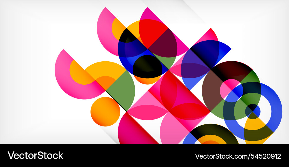 Minimal geometric abstract background circle Minimal geometric abstract background circle Vector Image