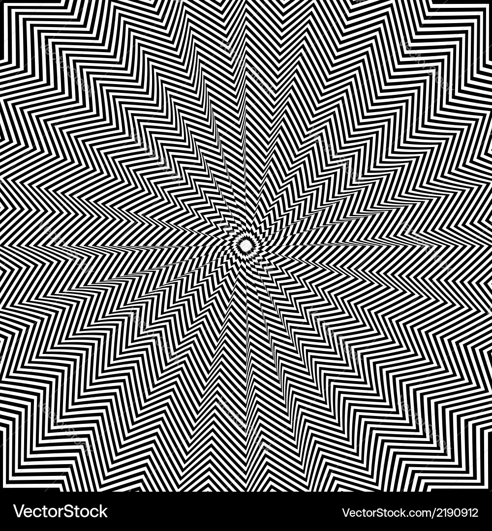 Rotating Vortex Pattern vector image