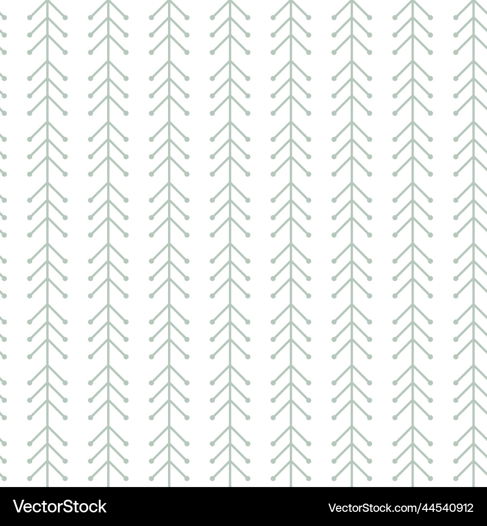 Seamless pattern of forest with simple pine trees Vector Image