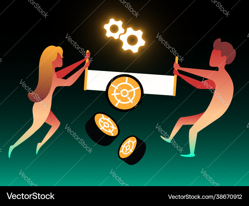Work together composition in gradient vector image