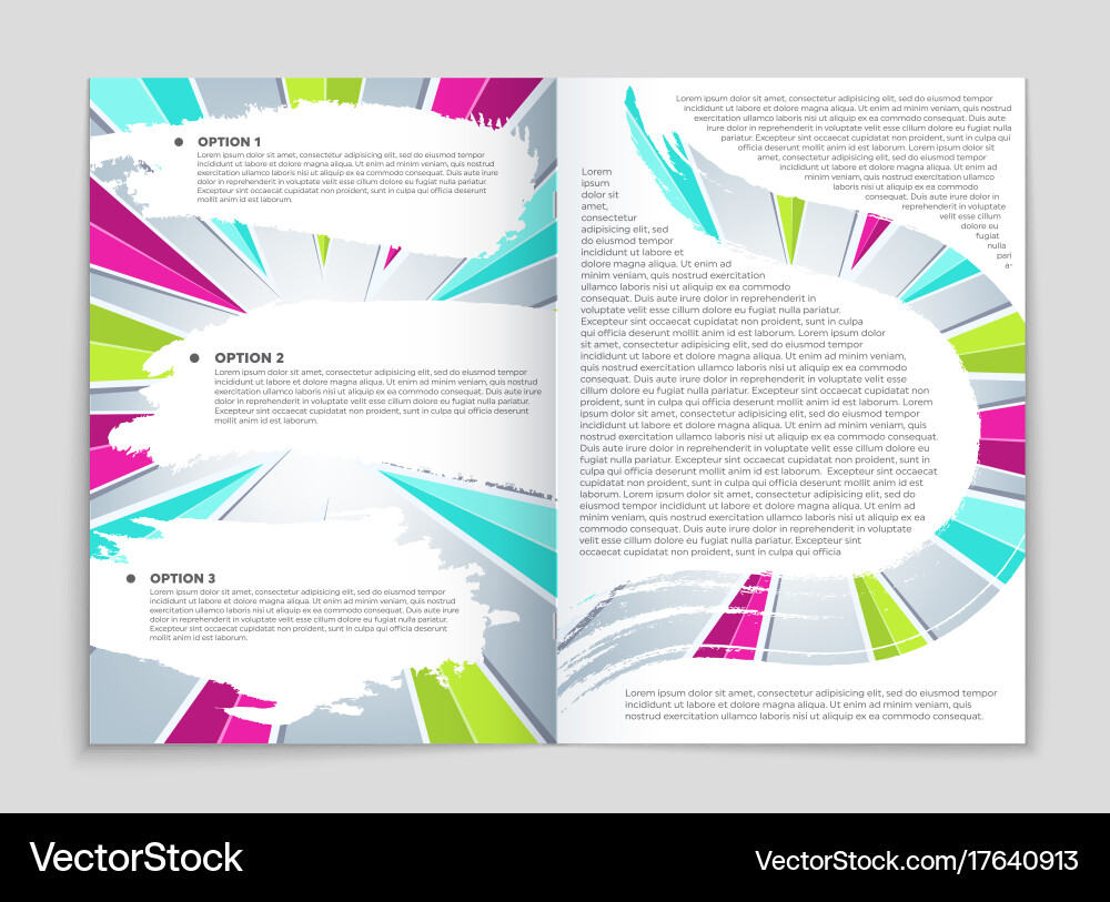 Abstract layout background set for art vector image
