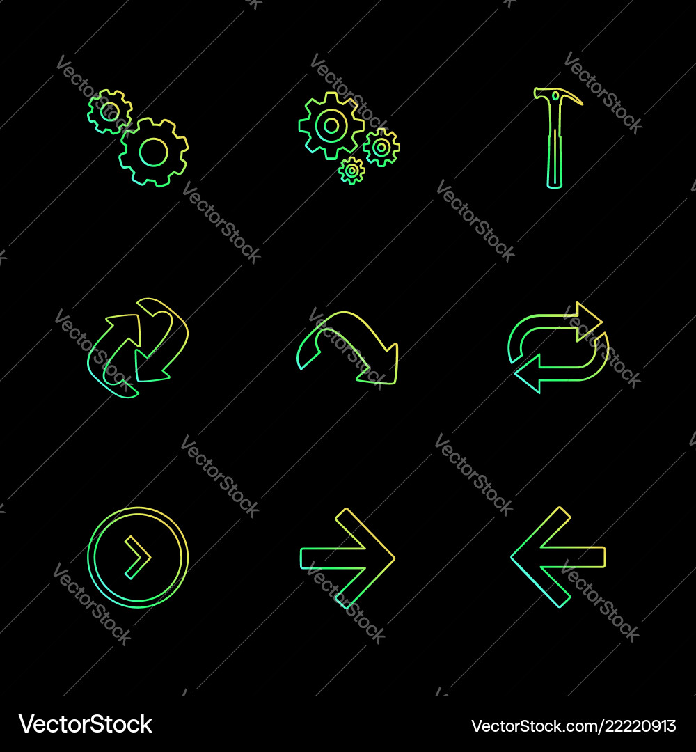 Arrows directions pointer arrow user vector image