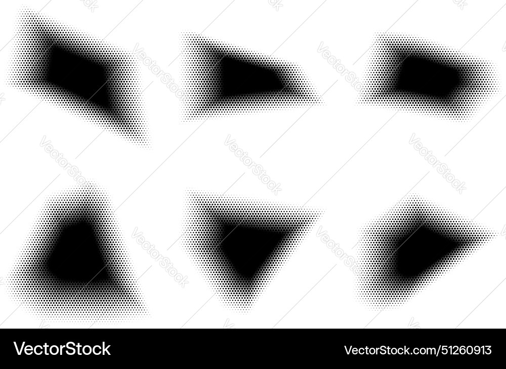Halftone hexagon pattern reprographic technique Halftone hexagon pattern reprographic technique vector image