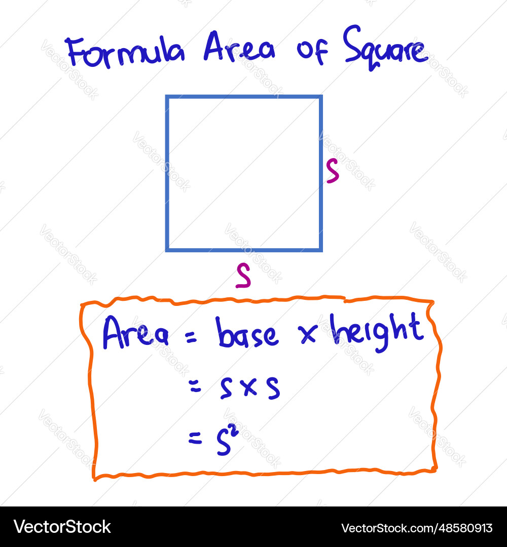 Mathematical formulas for the study of geometry Mathematical formulas for the study of geometry vector image