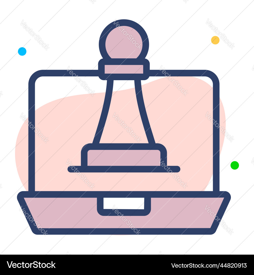 Strategy icon user interface as a simple sign vector image