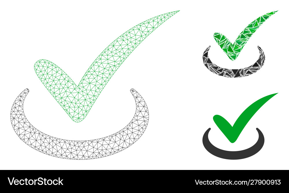 True mesh wire frame model and triangle True mesh wire frame model and triangle vector image