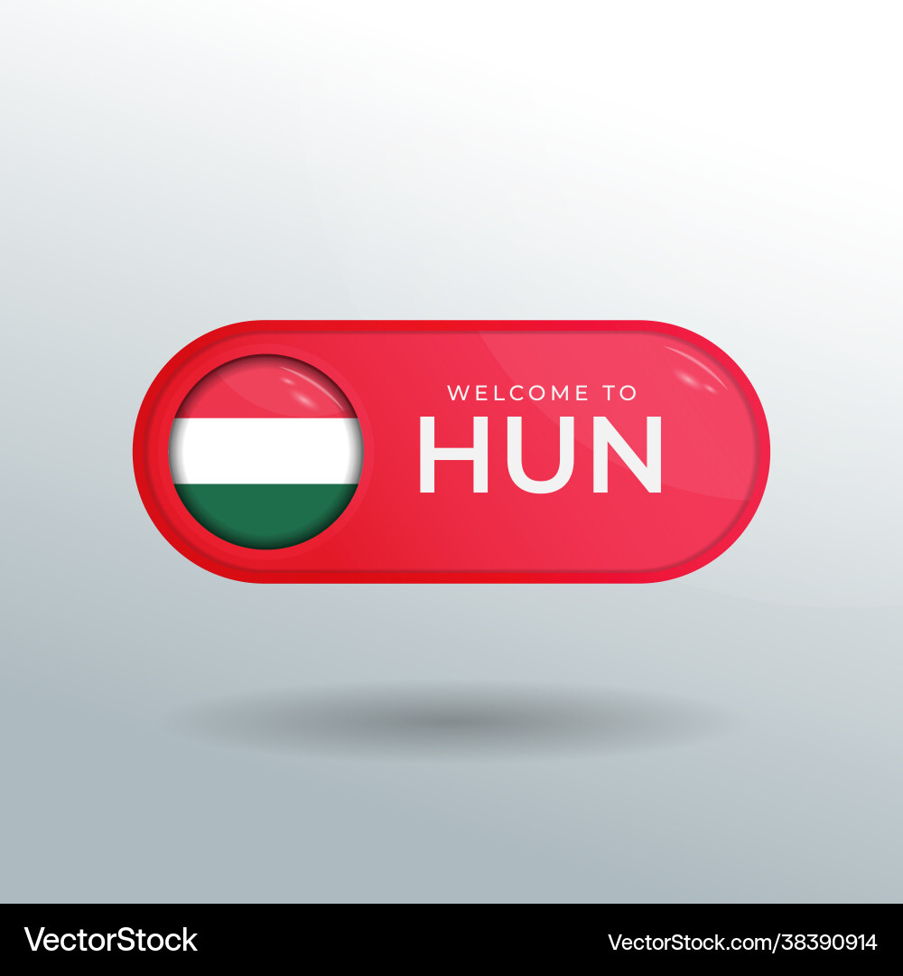 3d label and location pointer flag nation Vector Image