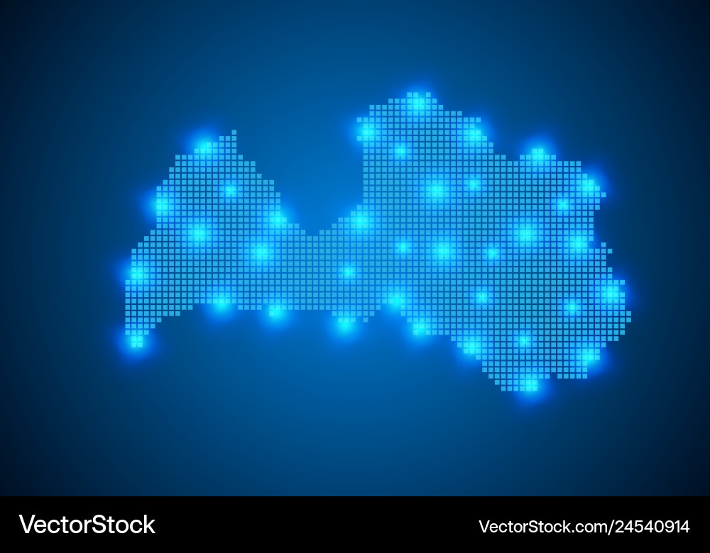 Abstract blue background with map internet line Abstract blue background with map internet line Vector Image