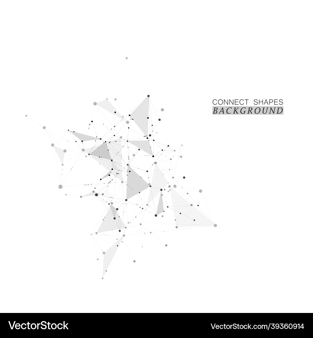Abstract science network concept Abstract science network concept vector image