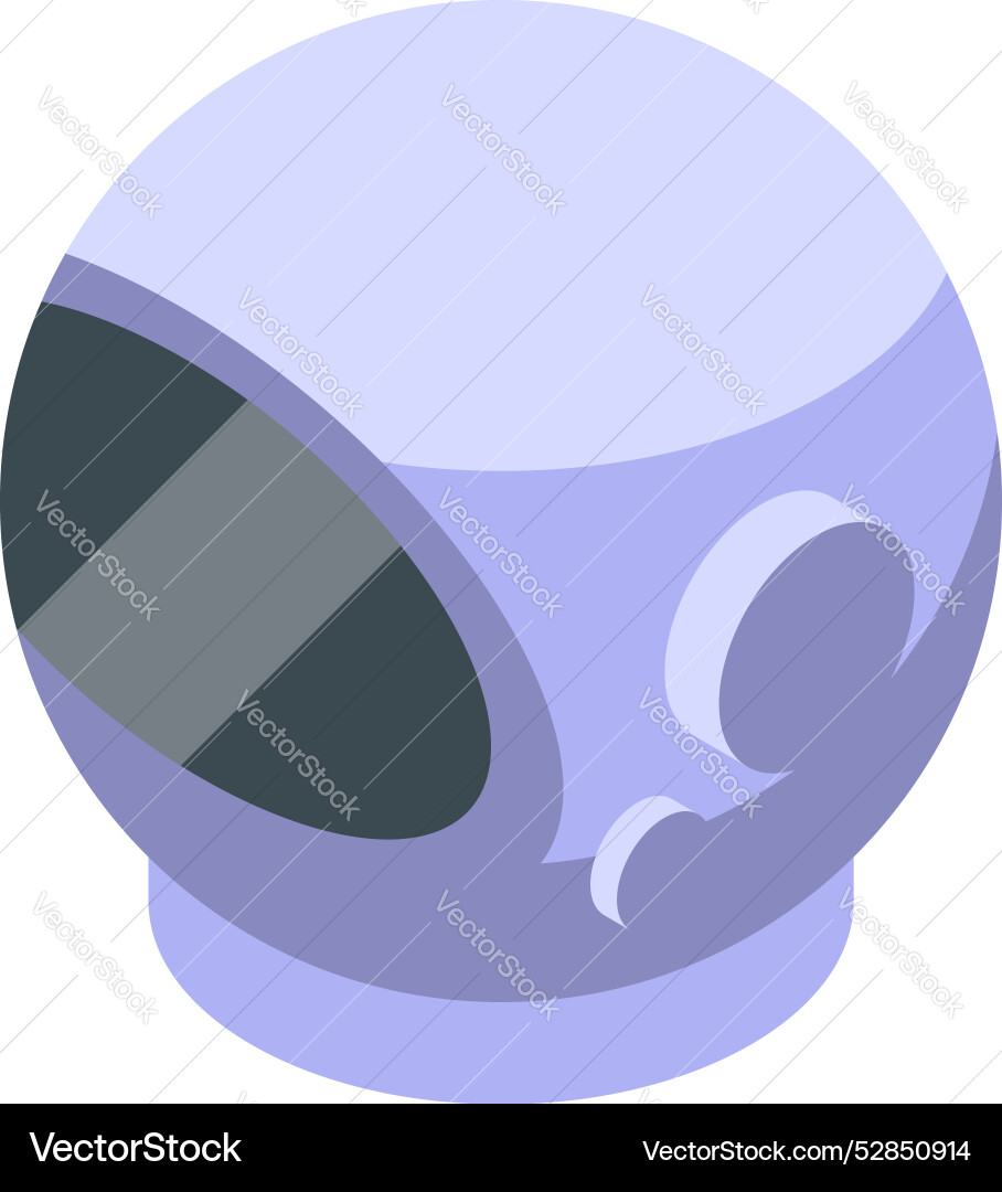 Astronaut helmet floating in space representing Astronaut helmet floating in space representing Vector Image