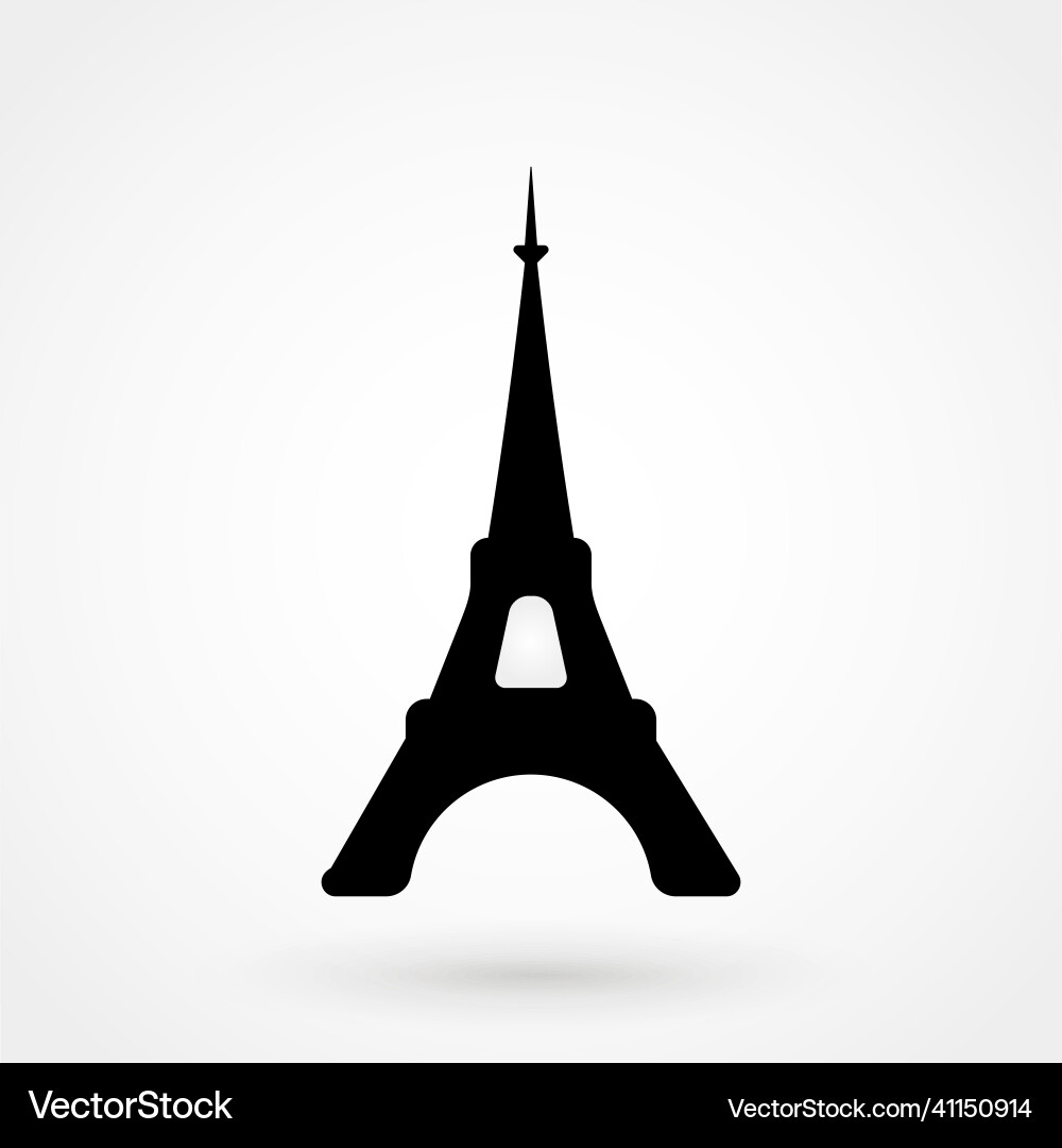 Eiffel tower icon Eiffel tower icon Vector Image