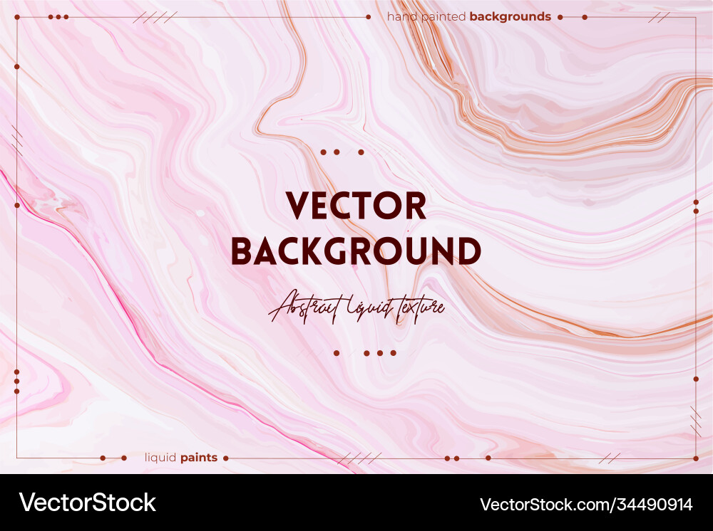 Fluid Art Texture Backdrop Vector Image
