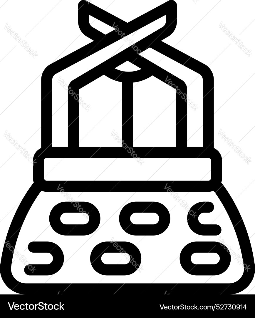 Gas analyzer showing level of substance in line Vector Image