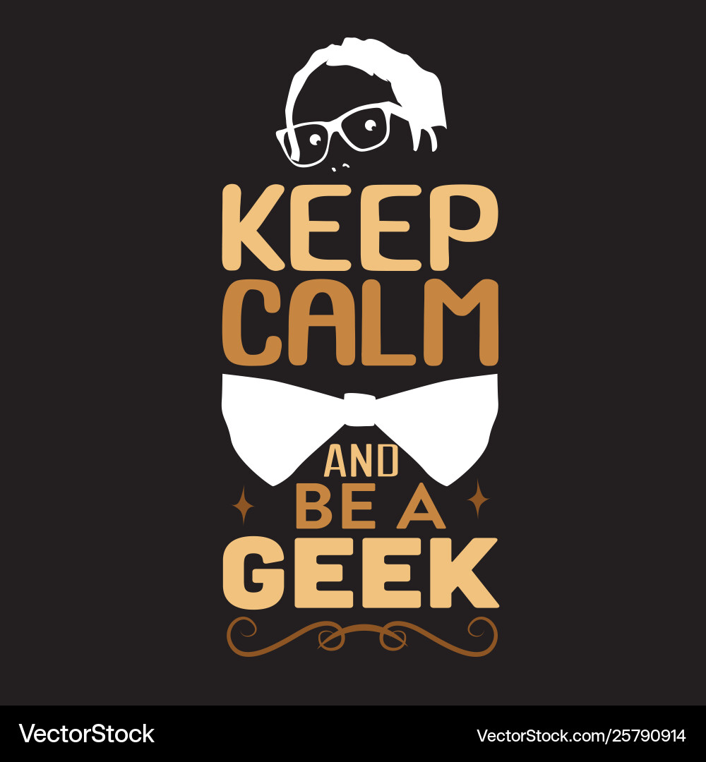 Geek quote and saying good for print design Geek quote and saying good for print design vector image