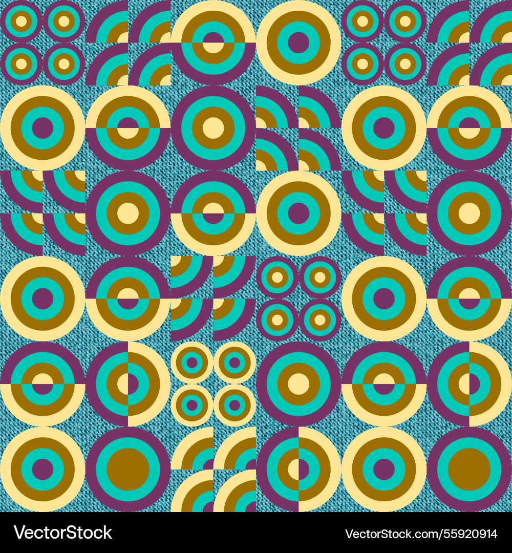 Geometric abstract pattern regular polka dot vector image