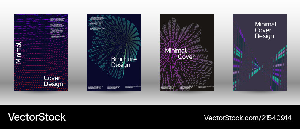 Minimal cover design with linear waves Minimal cover design with linear waves vector image