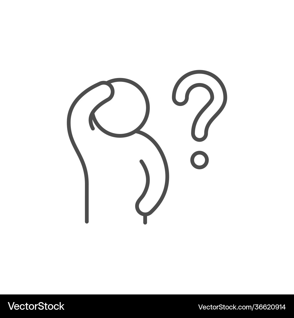 Problem solving line outline icon Problem solving line outline icon vector image