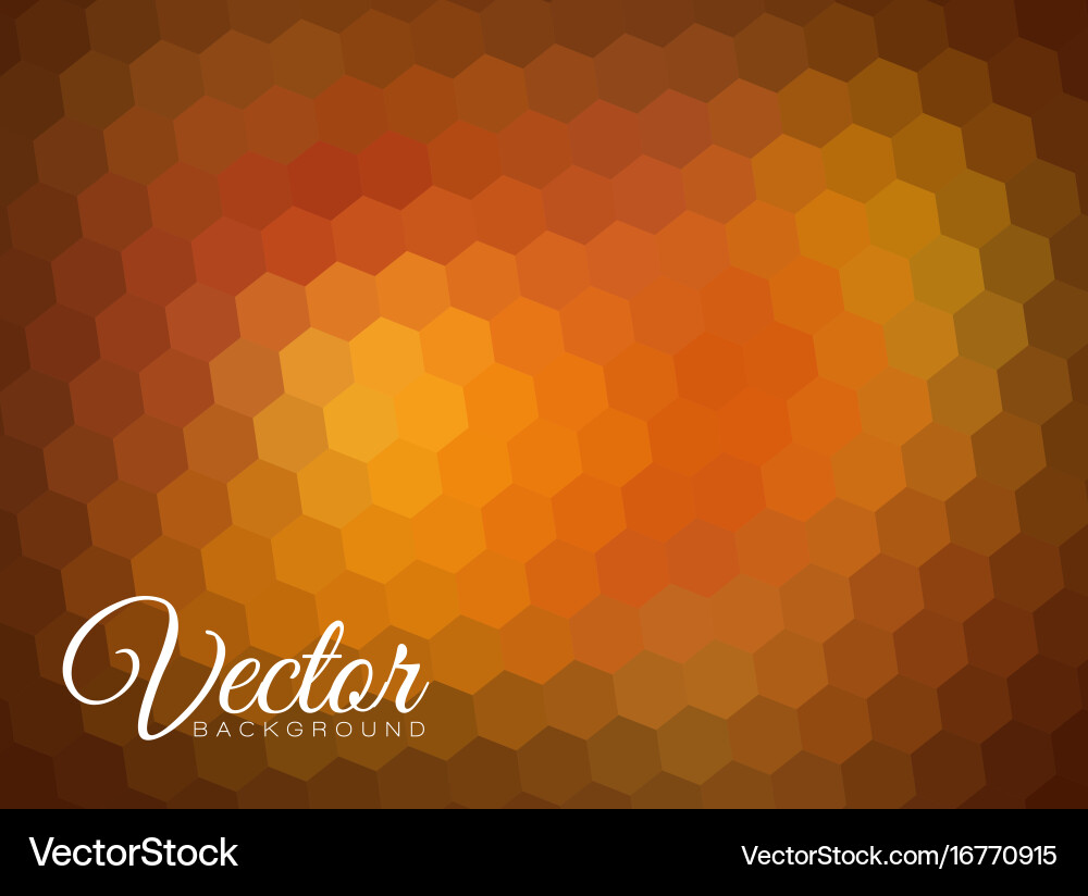 Abstract blurred hexagonal background Vector Image
