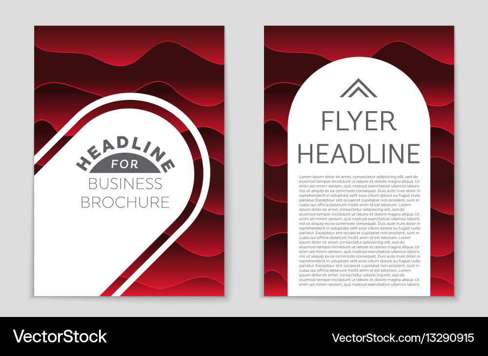 Abstract layout background set for art Vector Image
