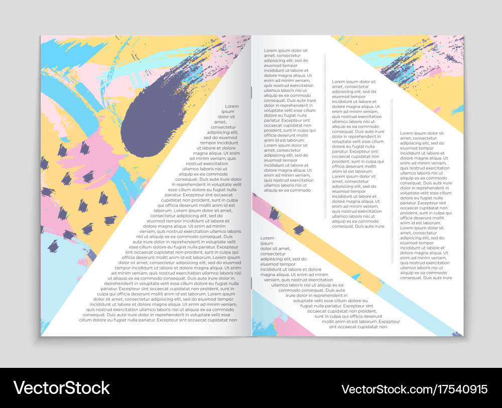 Abstract layout background set for art vector image