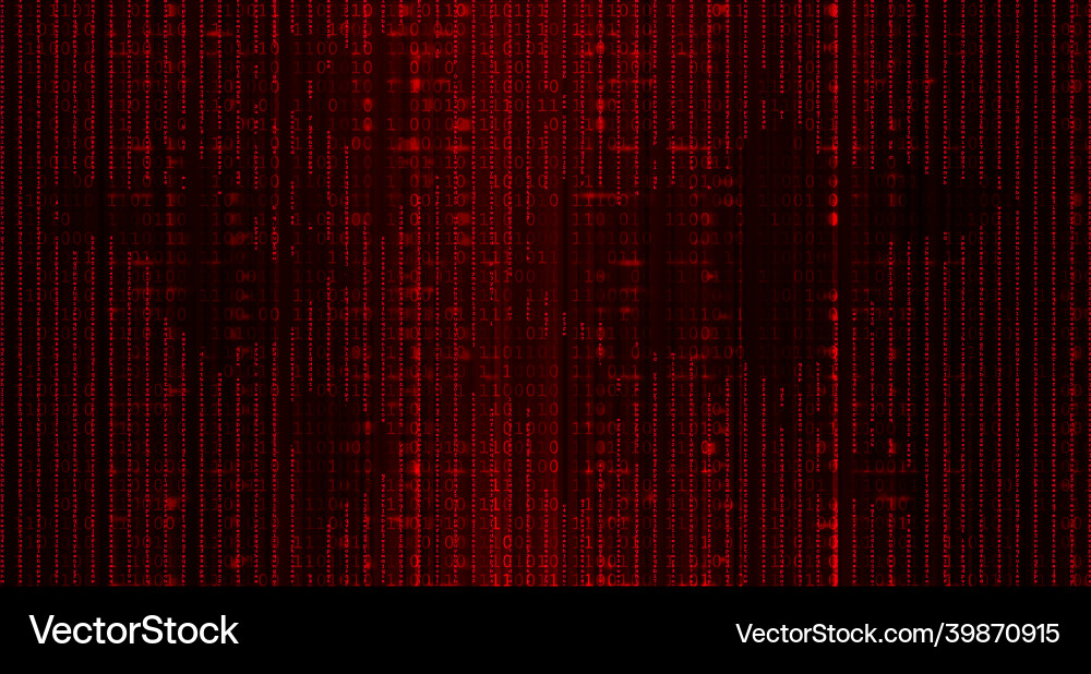 Abstrakte Technologie binären Code dunkel rot Abstrakte Technologie binären Code dunkel rot vektorbild